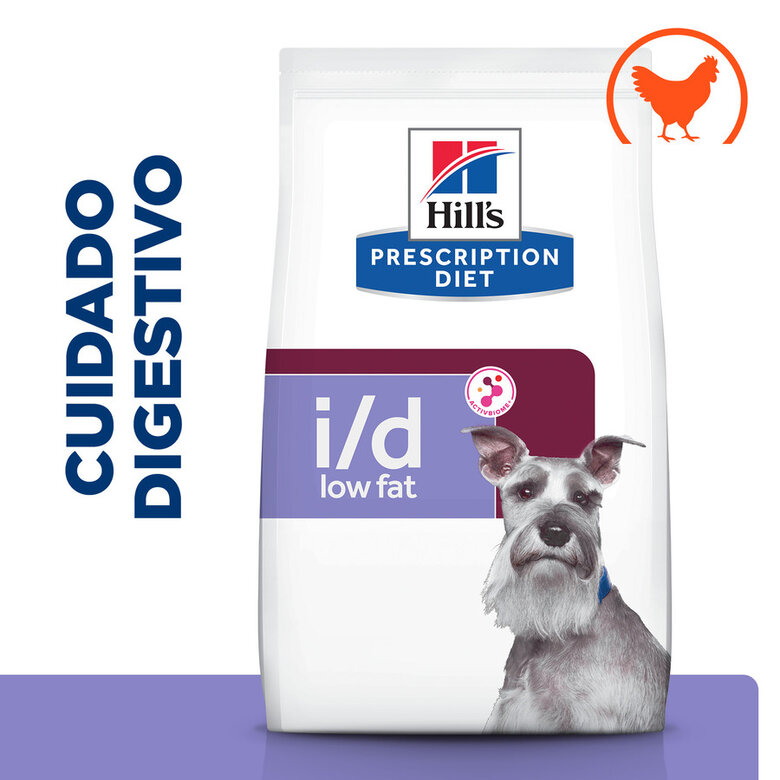 Hill's Prescription Diet Digestive Care i/d Low Fat Pollo pienso para perros, , large image number null